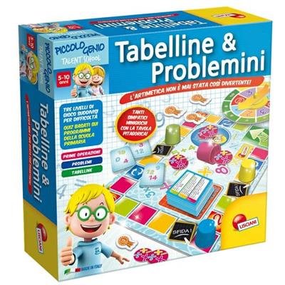 Piccolo genio ts tabelline e problemini Lisciani giochi