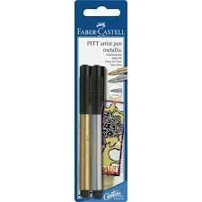 Set pennarelli NERO/BIANCO in blister FABER-CASTELL