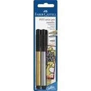 Set pennarelli NERO/BIANCO in blister FABER-CASTELL