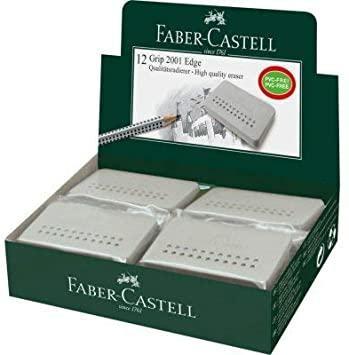 Gomma faber-castell grip 2001 EDGE triangolare grigia