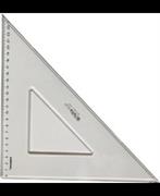 Squadra in plastica cm 32-45° PleXiglas Crystal Fara