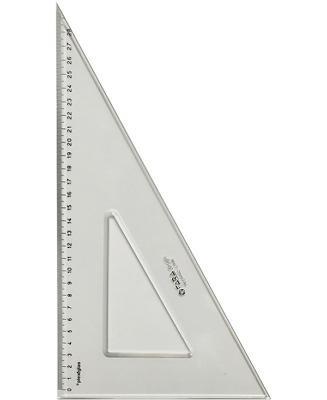 Squadra in plastica cm 37-60° PleXiglas Crystal Fara