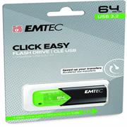 Emtec Memoria USB B110 USB3.2 Clickeasy 64GB verde