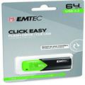 Emtec Memoria USB B110 USB3.2 Clickeasy 64GB verde