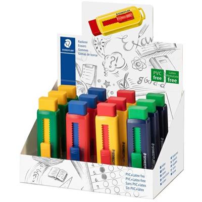 Gomma a scorrimento Staedtler  eraser involucro colori vivaci as