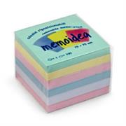 Bl 100 fg riposizionabili memoidea 76x76 colori pastello