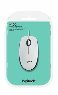 Mouse logitech M100 WHITE