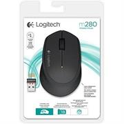 Mouse logitech wireless m280 optical usb colore nero