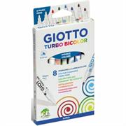 Pennarelli Giotto Turbo Bicolor 8pz