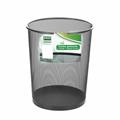 Cestino gettacarte rete tondo 19,4l nero Lebez 1433-N