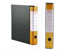 Raccoglitore con custodia NERO& 35h dorso 5 ARANCIO