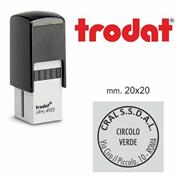 Timbro autoinchiostrante TRODAT 4922 20x20mm