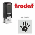 Timbro autoinchiostrante TRODAT 4921 12x12mm