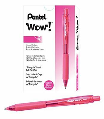 Penna sfera scatto pentel Wow! 1.0 rosa