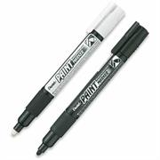 Marcatore pentel paint a vernice p.tonda 4.0 bianco