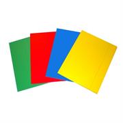 Cartella c/elastico tondo 25x35 gialla