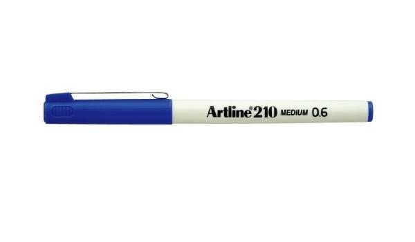 Pennarello artline 210 0,6 blu