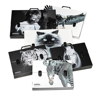 Valigetta polionda Animal Friends 28x38 dorso 5cm fantasie ass.