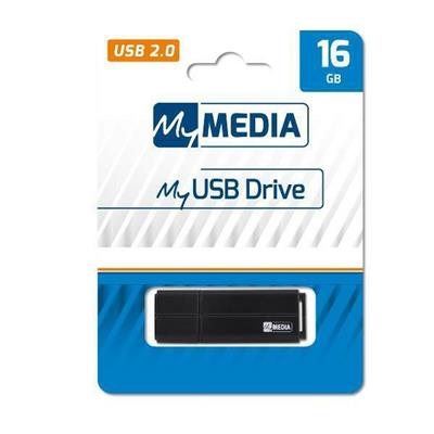 Chiavetta usb verbatim 16gb MY MEDIA usb 2.0 black
