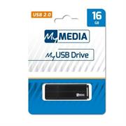 Chiavetta usb verbatim 16gb MY MEDIA usb 2.0 black