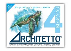 Blocco ARCHITETTO 4 24x33 ruvido 220gr. 20fg.