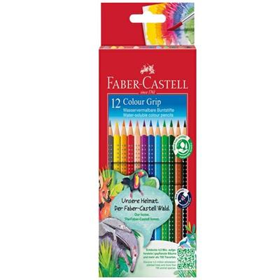 Pastelli faber-castell color grip 2001 acquarellabili 12pz