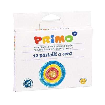 ASTUCCIO 12 PASTELLI A CERA JUMBO Ã˜10,5mm 100mm PRIMO