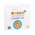 ASTUCCIO 12 PASTELLI A CERA JUMBO Ã˜10,5mm 100mm PRIMO