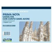 Blocco prima nota cassa/iva c/conto dare-avere 50/50copie autor.