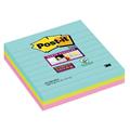 3xbl 70foglietti Post-itÂ®Super Sticky 101x101mm righe 675-SS3