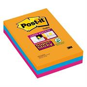 BLOCCO 90foglietti Post-itÂ®Super Sticky RIGHE 101x152mm 4690-SS