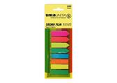 Segnapagina TINTA UNITA 8 colori 4 FRECCIA + 4 RETT. 51177