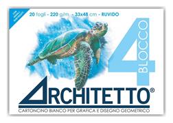 Blocco ARCHITETTO 4 33x48 ruvido 220gr. 20fg.
