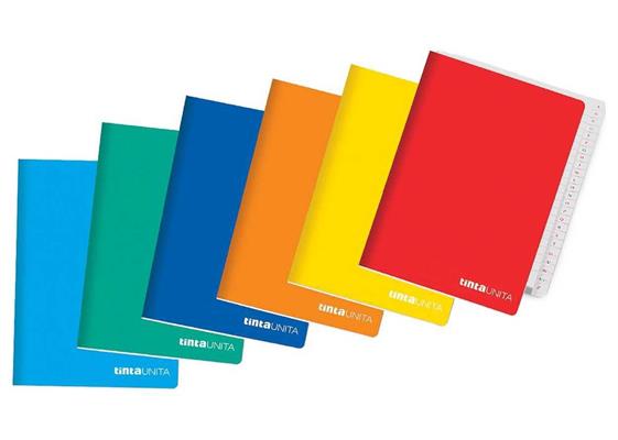 Quaderno TINTA UNITA A5 rubricato 40fg./80gr. 90395