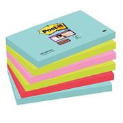 Cf. 6 bl 90fg Post-it Super Sticky 76x127mm 655-6SS-MIA