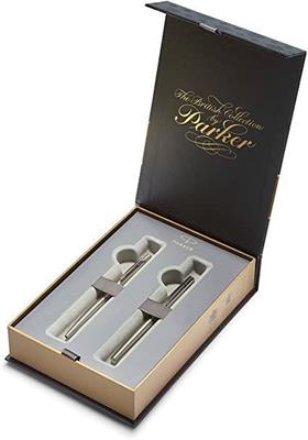 Gift set PARKER JOTTER STAINLESS STEEL CT stilografica + sfera