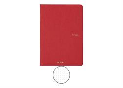 Maxiquaderno A4 90gr puntinato EcoQua original cherry FABRIANO