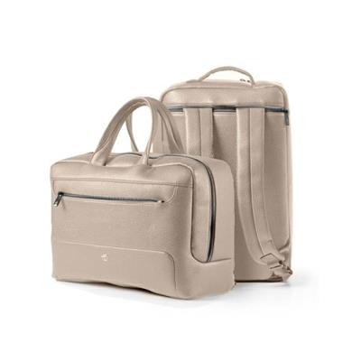 Bi-Bag Gate Trended ecopelle dim. 42x28x14cm ghiaccio InTempo