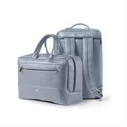 Bi-Bag Gate Trended ecopelle dim. 42x28x14cm azzurro InTempo