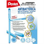 Penna sfera Pentel Superb ANTIBACTERIAL 0.7 nero