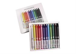 Pastelli cera TINTA UNITA 12 colori 49724
