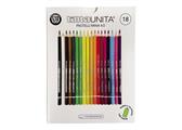 Pastelli TINTA UNITA 4mm set da 18pz. 41458