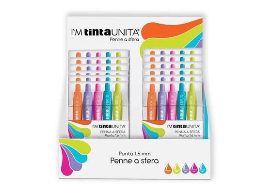 Penna a sfera TINTA UNITA punta 1,6mm conf. 5PZ 60450