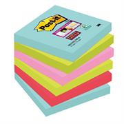 Cf. 6 bl 90fg Post-it Super Sticky 76x76mm 654-6SS-COS