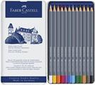 Astuccio metallo FABER-CASTELL 12 matite colorate Goldfaber Aqua