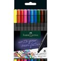 Astuccio in cartone FABER-CASTELL con 10 Grip Finepen 0,4 mm