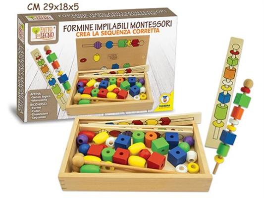 Gioco Legno formine MONTESSORI