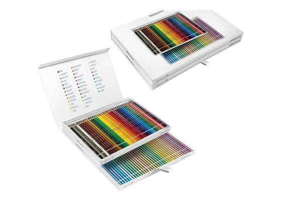 Cassettiera TINTA UNITA 2 piani contenente 72 colori CLASSIC
