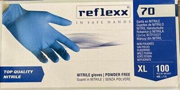 Guanti in nitrile Reflexx 70 Taglia XL conf.100