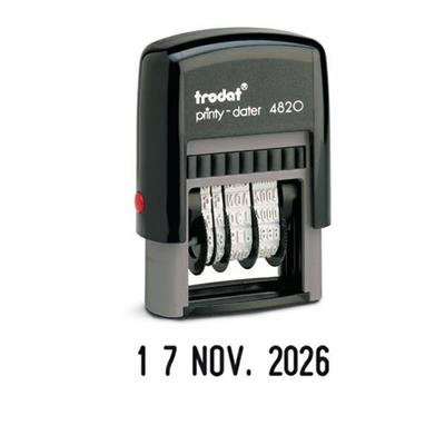 Timbro datario TRODAT autoinchiostrante 4820 - 4mm.